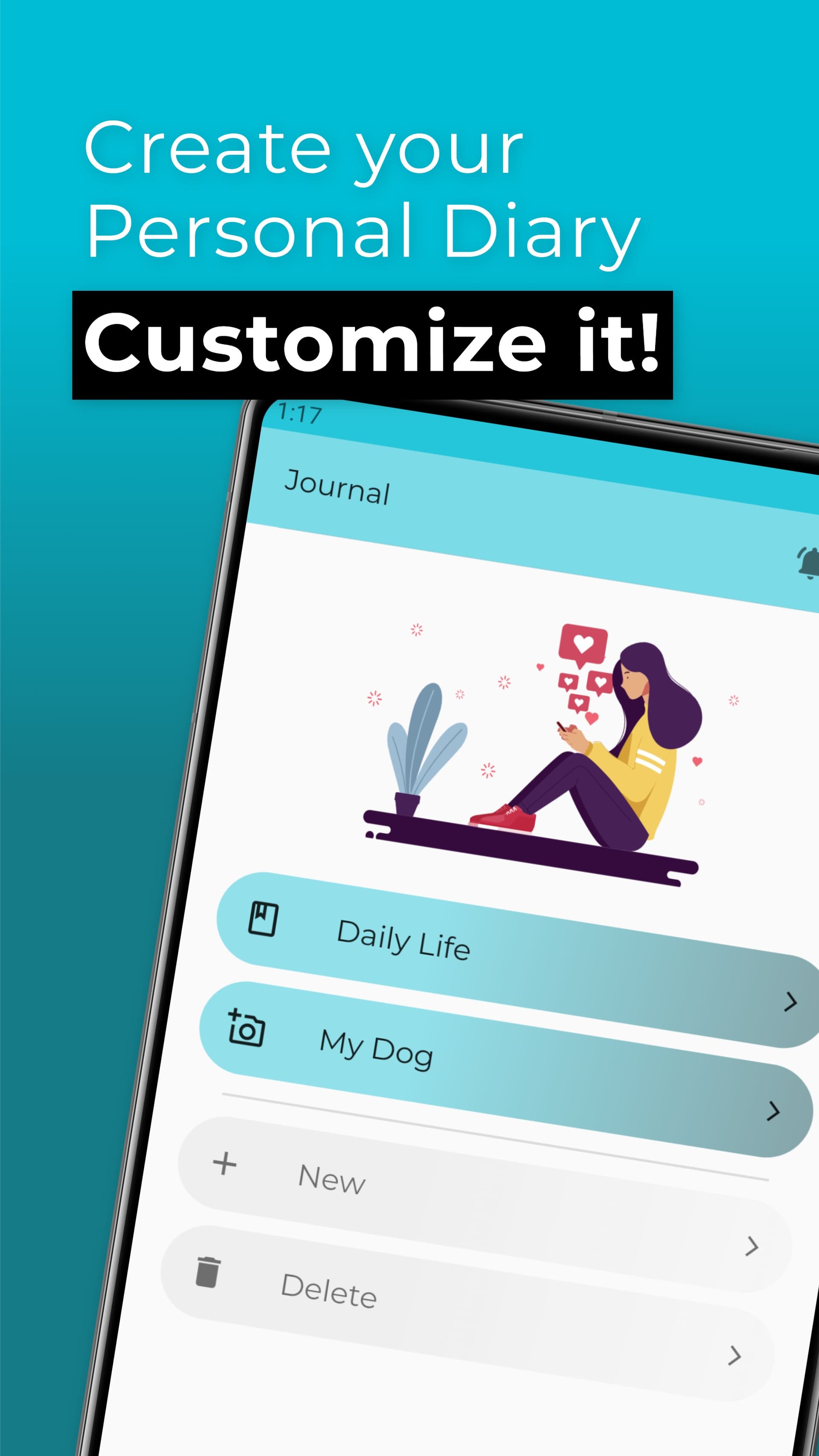 Journal, Personal Diary screenshot 1