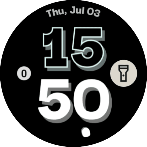 Brutalist Watch Face icon